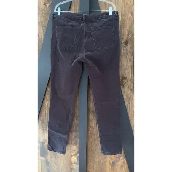 Kut from the Kloth Gray Diana Skinny Corduroy Jeans Size 16 EUC - Picture 2 of 10